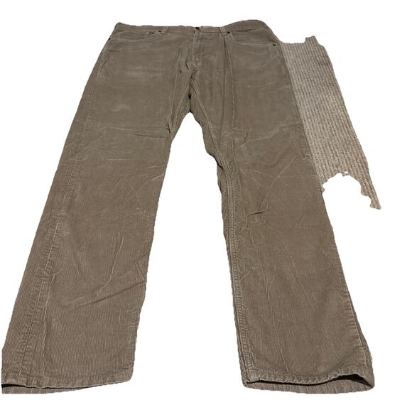 Vintage Patagonia Mens 36x32 Faded Straight Leg Corduroy Chino Pants BrownCotton - Picture 1 of 13